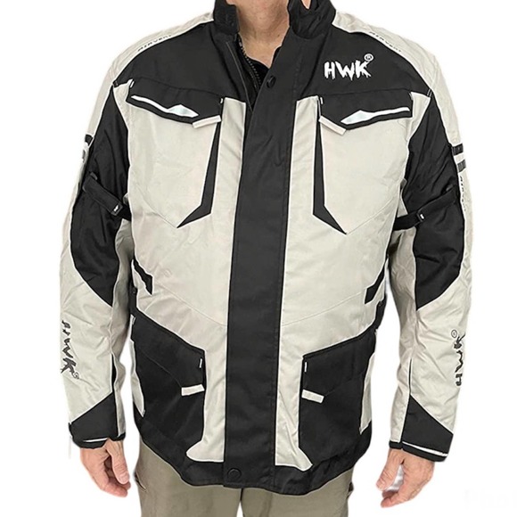 HWK Jackets & Coats Hwk Mens Light Grey 60d Cordura Adventure